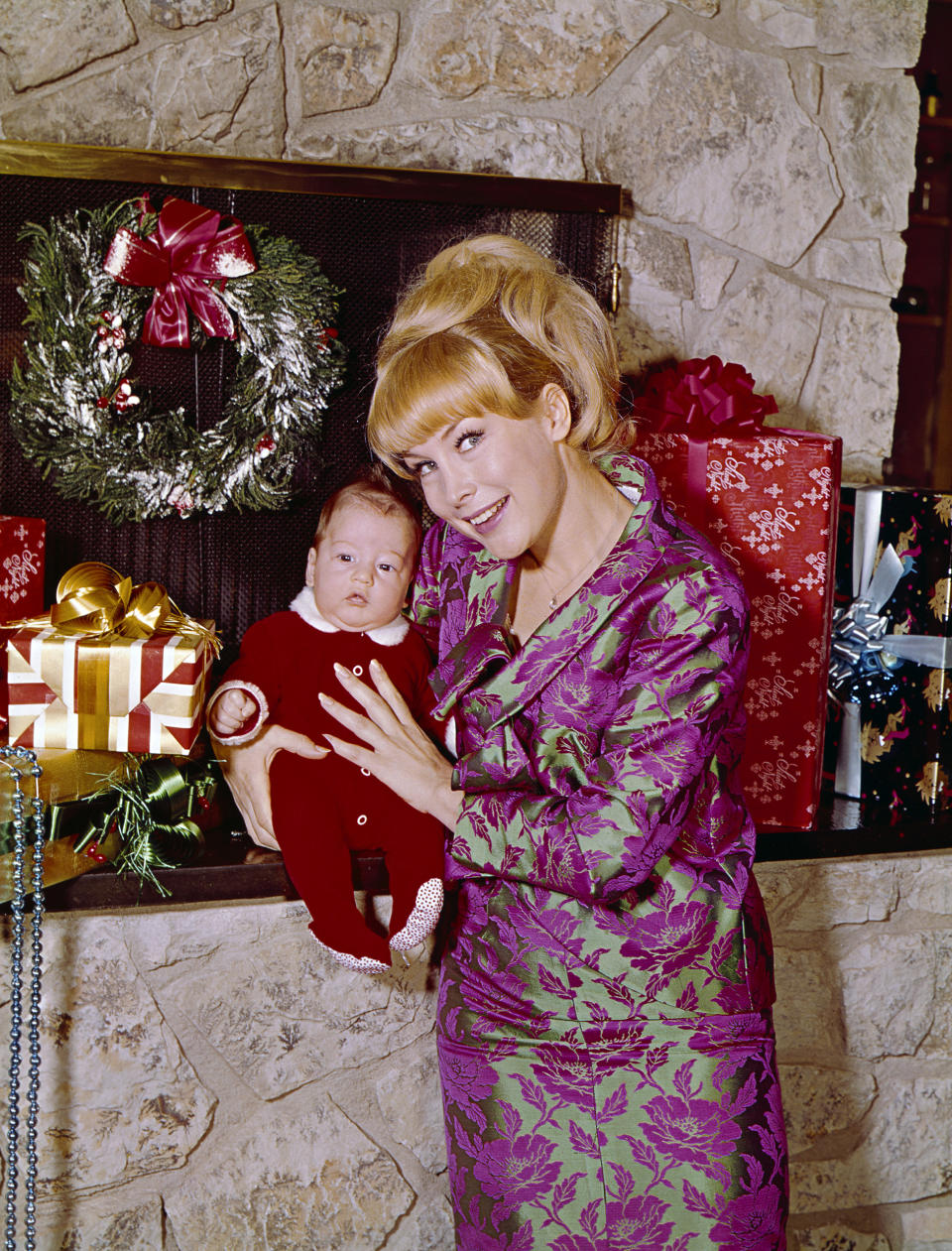 Barbara Eden with son Matthew Michael Ansara. (NBC)