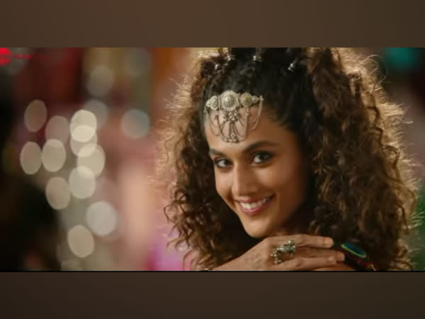 Taapsee Pannu in a still from 'Ghani Cool Chori' teaser