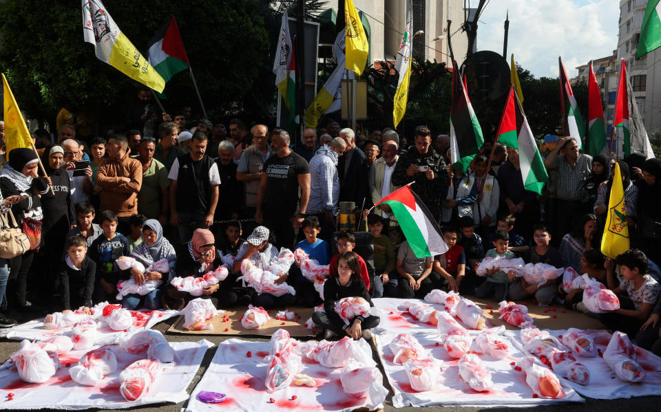 Protest in Beirut.