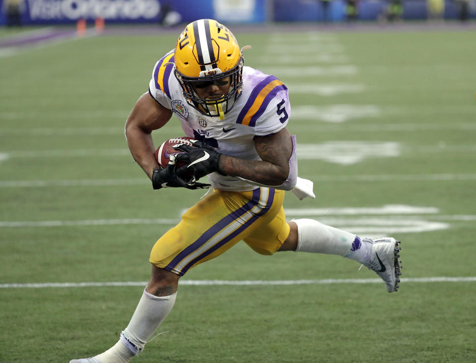 LSU running back Derrius Guice