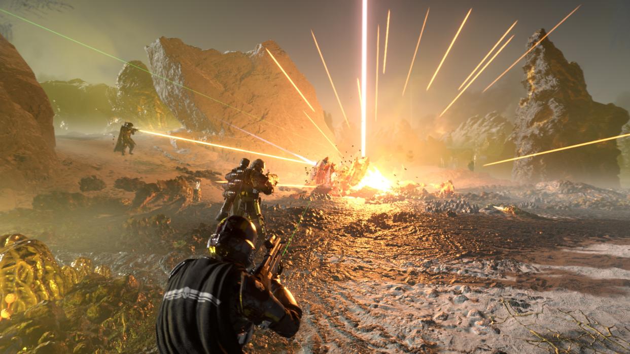  Screenshot from Helldivers 2. 