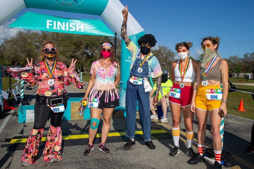 Celebrate the Palm Beach County Parks and Recreation Department's 50th anniversary at the 70s Disco 5K on Saturday at John Prince Park. In addition to the race/walk, there will be costume contests, games, music and more.