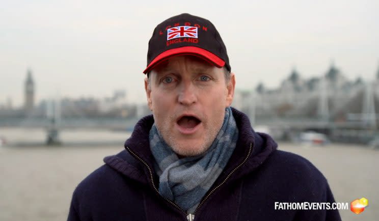 Woody Harrelson to make first ever LIVE movie - Credit: Fathom Events