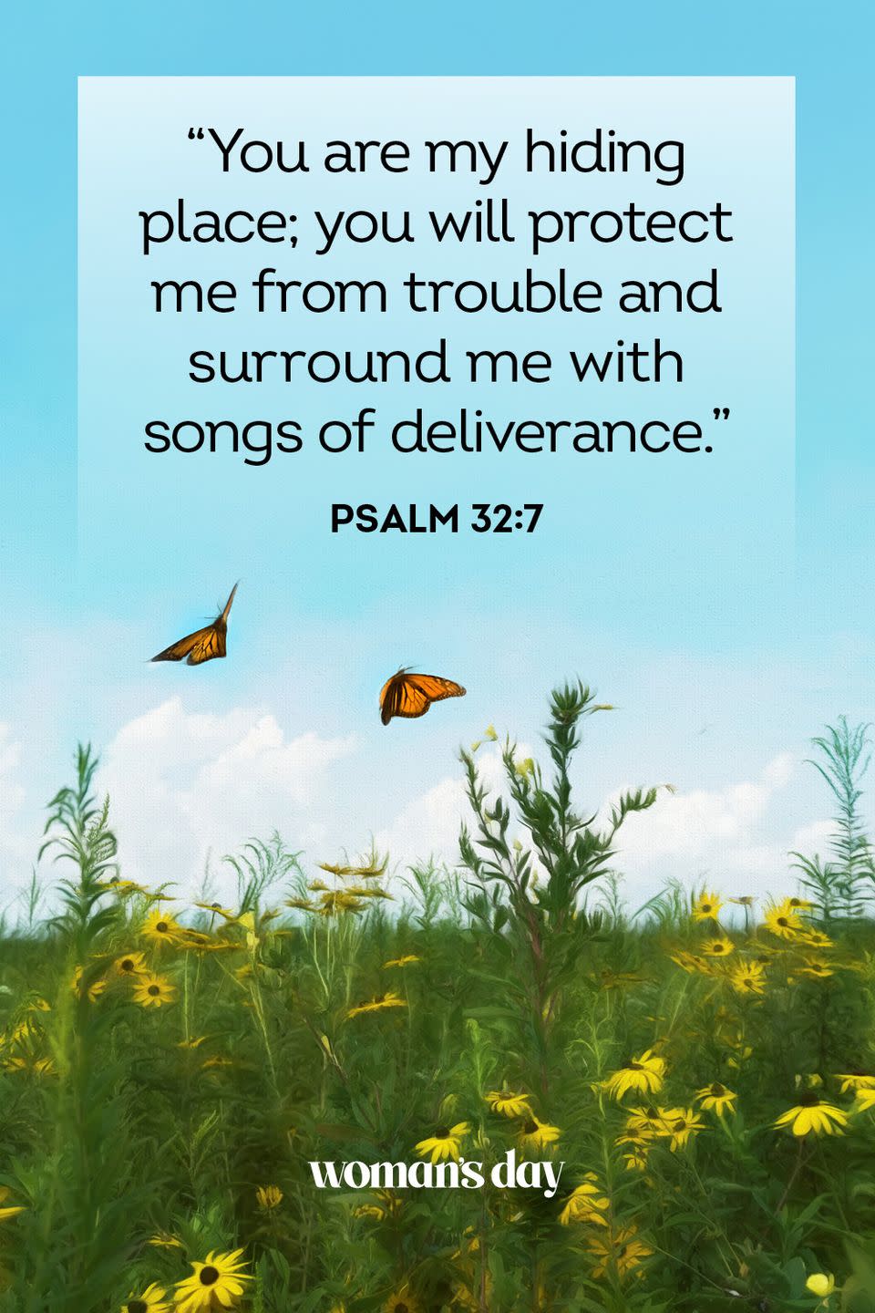 <p>"You are my hiding place; you will protect me from trouble and surround me with songs of deliverance." — Psalm 32:7</p><p><strong>The Good News:</strong> In times when you feel like you need to escape those around you for a while, look to God as a place of shelter and warmth.</p>