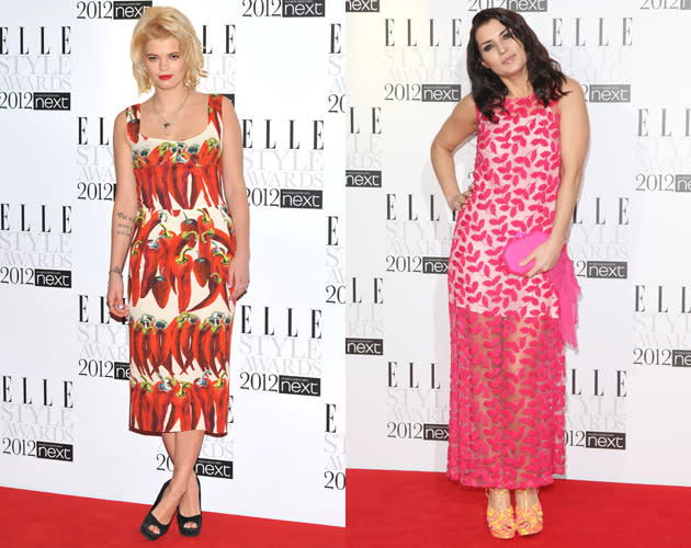 Dizzee Rascal and Florence Welch at The Elle Style Awards 2012