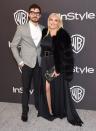 <p>At the <em>InStyle</em> and Warner Bros. Golden Globes after party.</p>