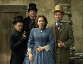Another chance to see the first of four-part comedy adventure series The Bleak Old Shop Of Stuff (BBC Two) featuring an impressive cast of Robert Webb, Katherine Parkinson, Stephen Fry, David Mitchell, Celia Imrie, Pauline McLynn and Johnny Vegas.<br> <b>Thursday 29th, 10pm, BBC2</b>