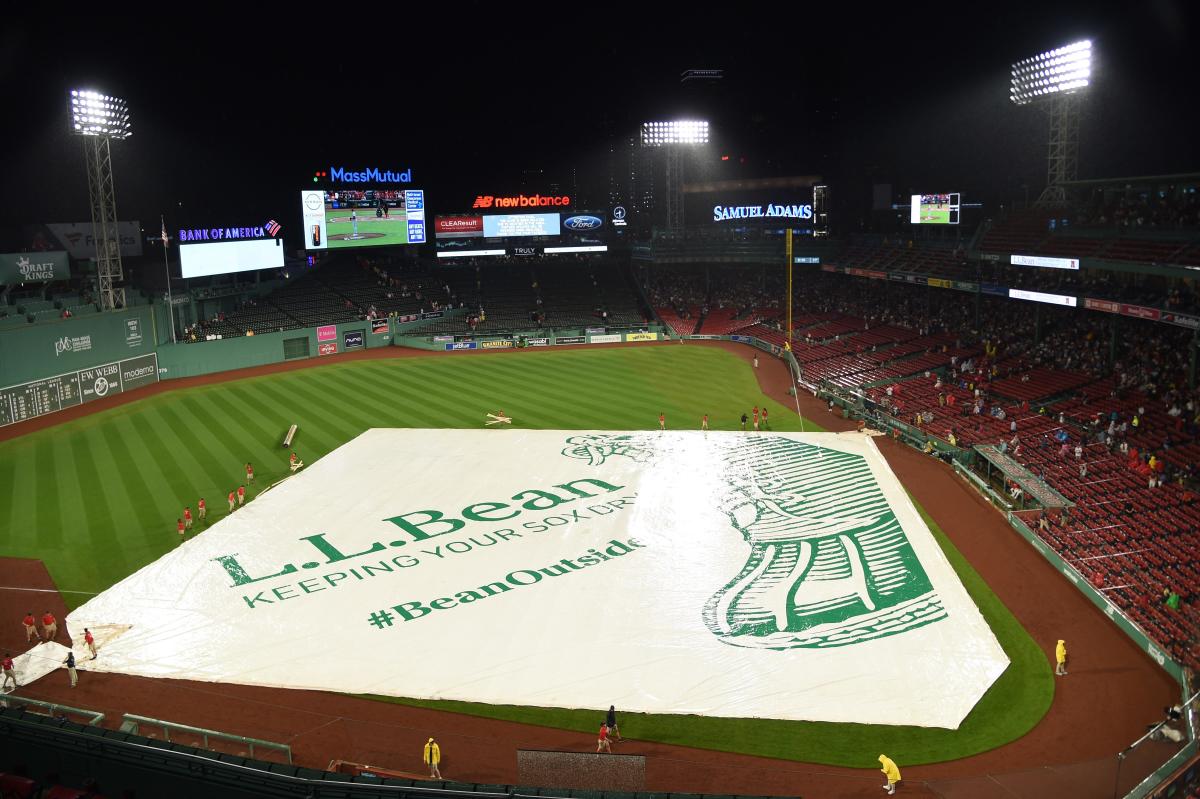 Torrential storm sends water pouring throughout Fenway Park; Mets-Red Sox  game suspended