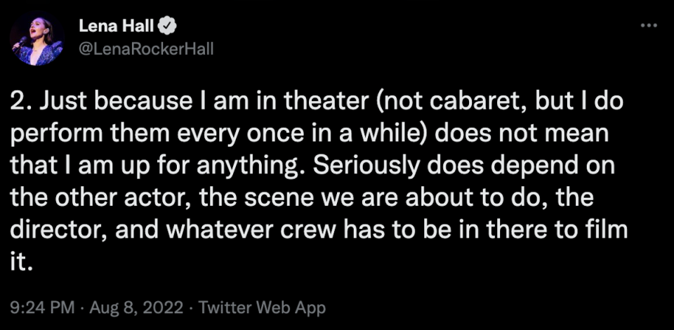 Lena Hall responds to ‘Snowpiercer’ co-star Sean Bean’s comments on sex scene they filmed (Twitter)