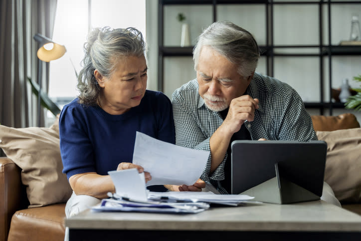 An older couple preparing for retirement