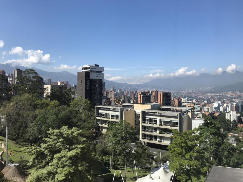 The Medellin skyline from The Intercontinental