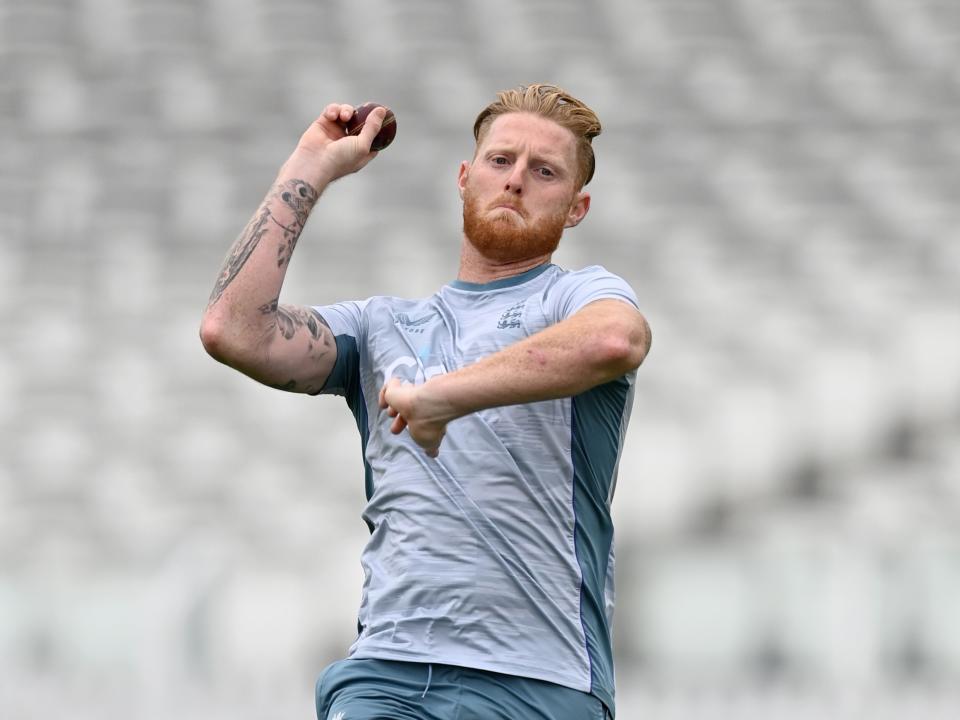 Ben Stokes warming up at Lord’s this week (Getty Images)