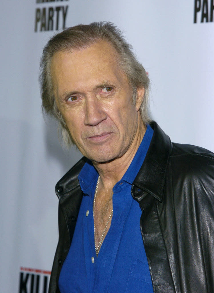 David Carradine during "Kill Bill: Vol. 1" DVD Release Party