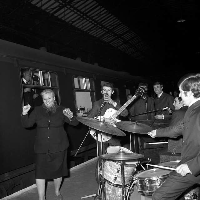 The Moody Blues play at Holborn Viaduct Station