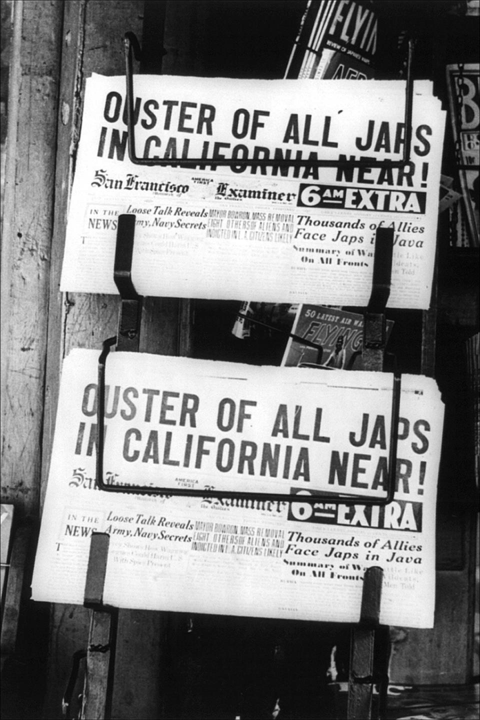 A newspaper from circa 1942.&nbsp; (Photo: Buyenlarge via Getty Images)