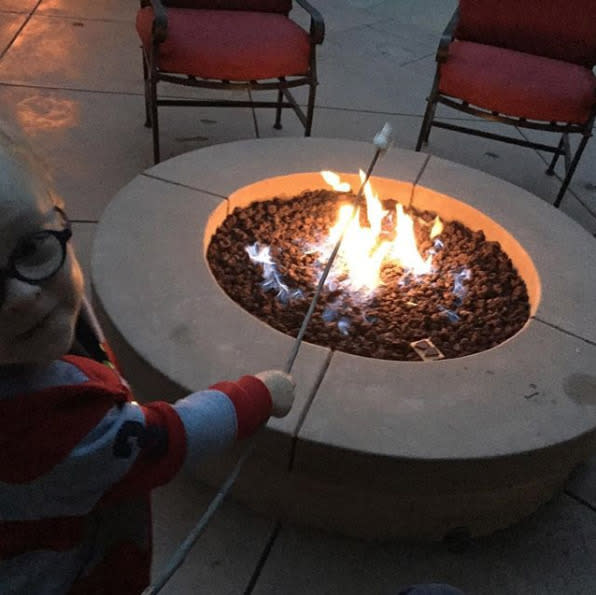 See stars sink their teeth into s'mores in honor of National S'mores Day