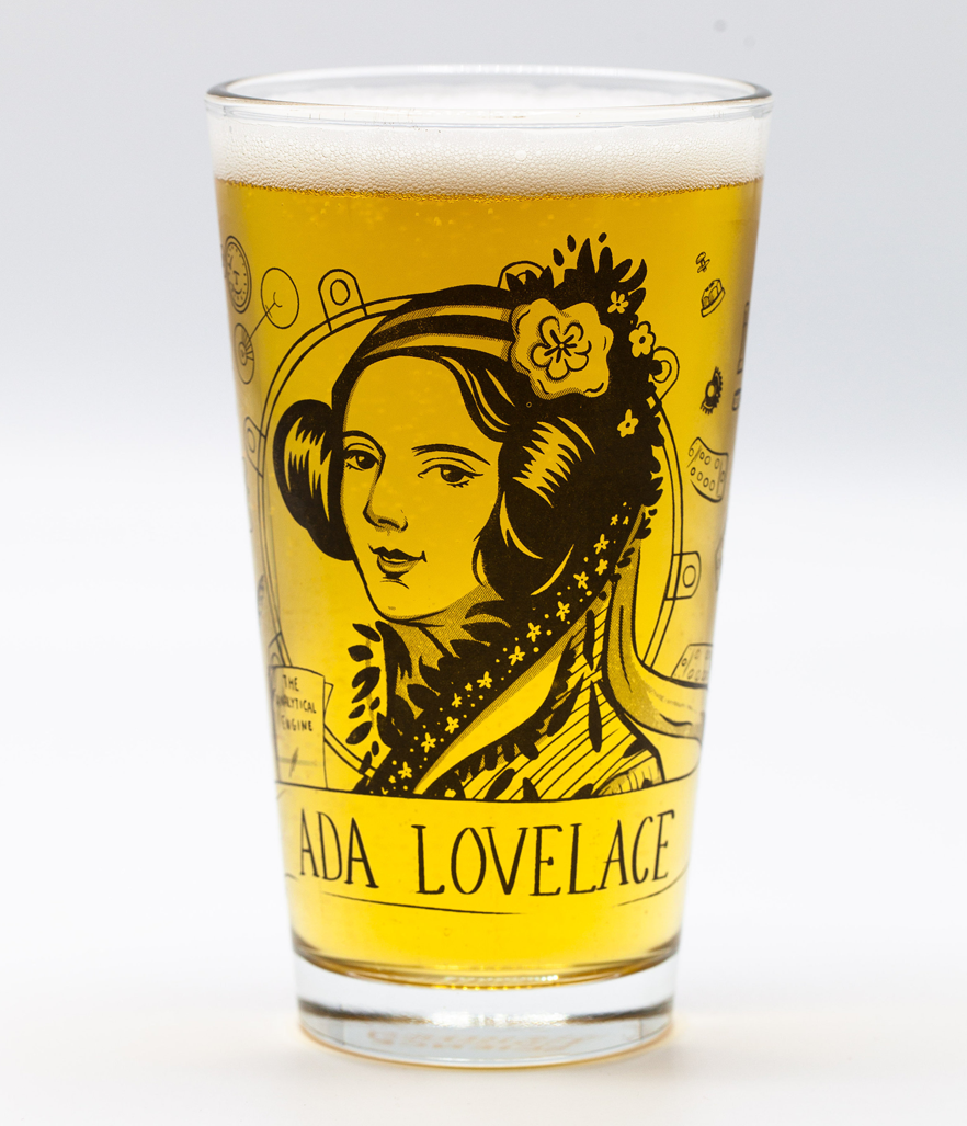 Ada Lovelace Beer Glass (Photo: Etsy)