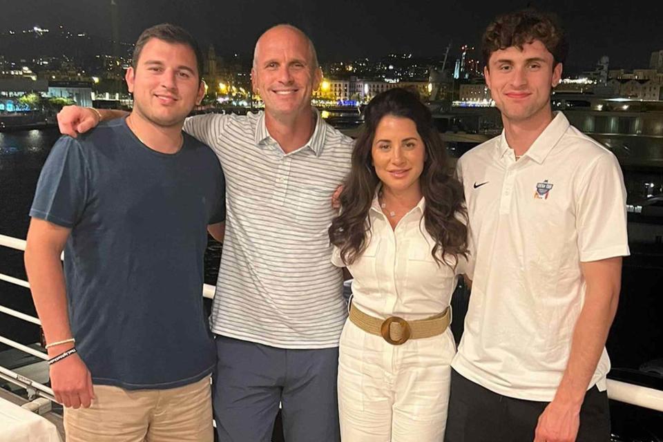 <p>Dan Hurley Instagram</p> Dan Hurley and Andrea Sirakides Hurley with their kids Danny and Andrew. 