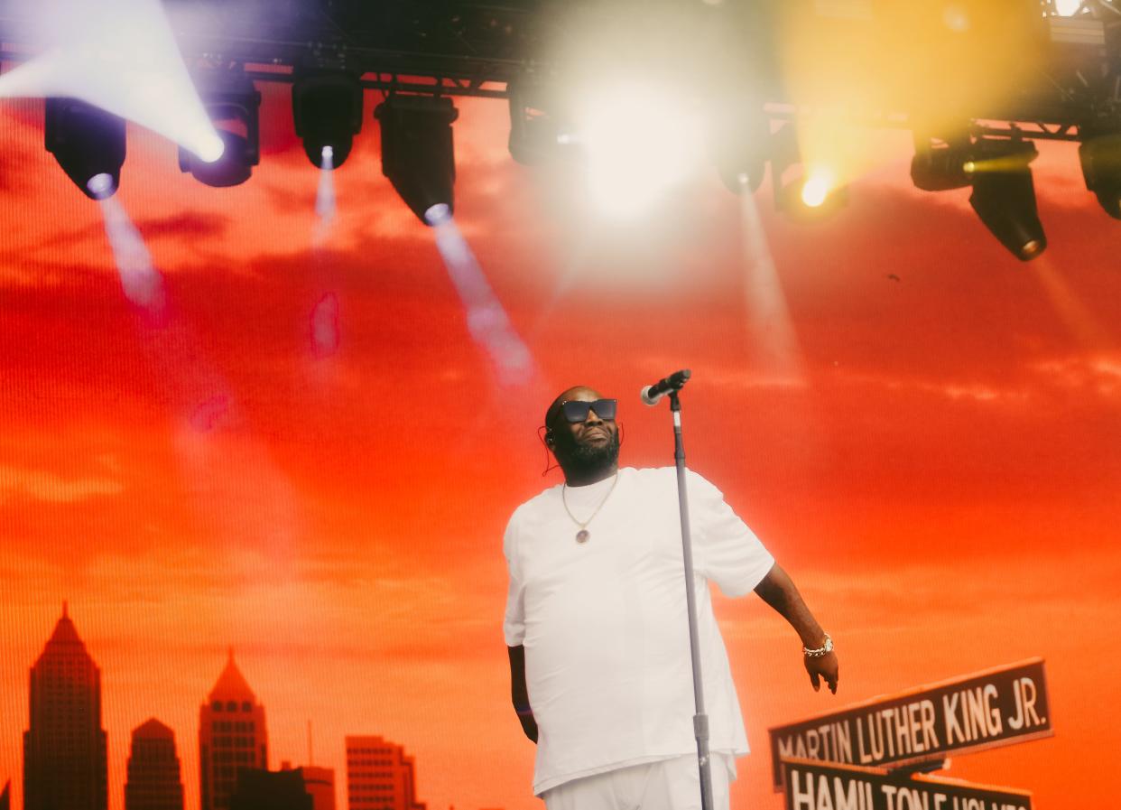 Killer Mike performs at RiverBeat Music Festival on Saturday, May 04, 2024, at Tom Lee Park in Downtown Memphis.