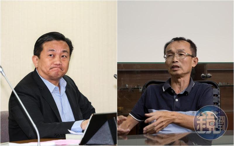 立委王定宇（左）所在的台南市第6選區被視為綠營票倉，「最強里長」陳永和（右）宣布參選引發關注。（本刊資料照）