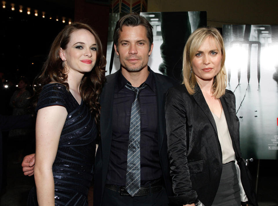 The Crazies LA Screening 2010 Danielle Panabaker Timothy Olyphant Radha Mitchell