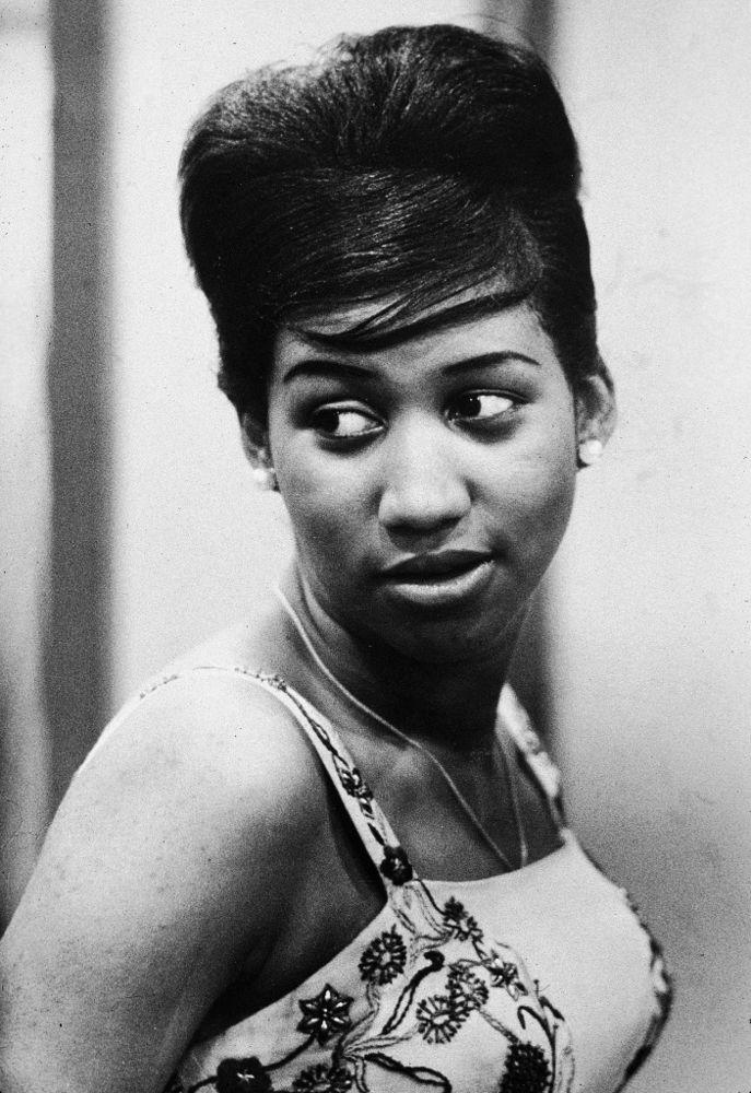 Aretha Franklin in 1961.