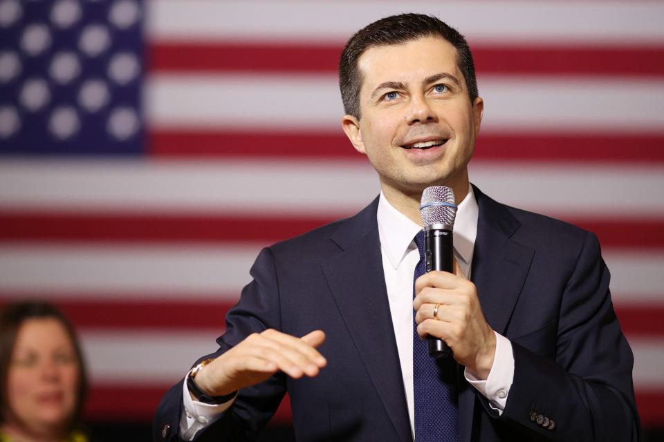 <p>If confirmed, the former presidential hopeful would make history by becoming the first publicly-out LGBTQ Cabinet secretary approved by the Senate. Biden has tapped him to <a href="https://buildbackbetter.gov/nominees-and-appointees/pete-buttigieg/" rel="nofollow noopener" target="_blank" data-ylk="slk:serve as secretary of transportation;elm:context_link;itc:0;sec:content-canvas" class="link ">serve as secretary of transportation</a>.</p> <p>Buttigieg is also the youngest member of Biden's Cabinet thus far and the only one of Biden's former opponents from the 2020 presidential election to be nominated. </p>