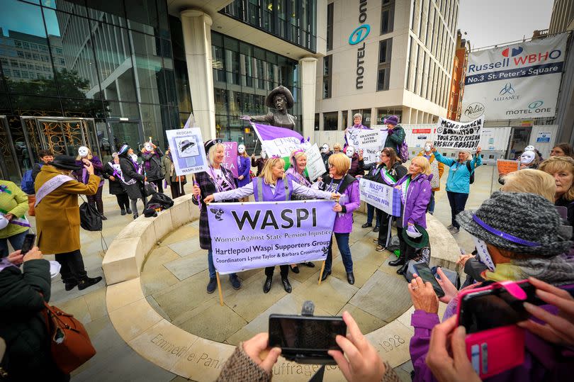 A WASPI rally