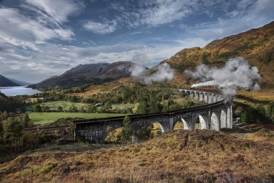 a bridge over a river