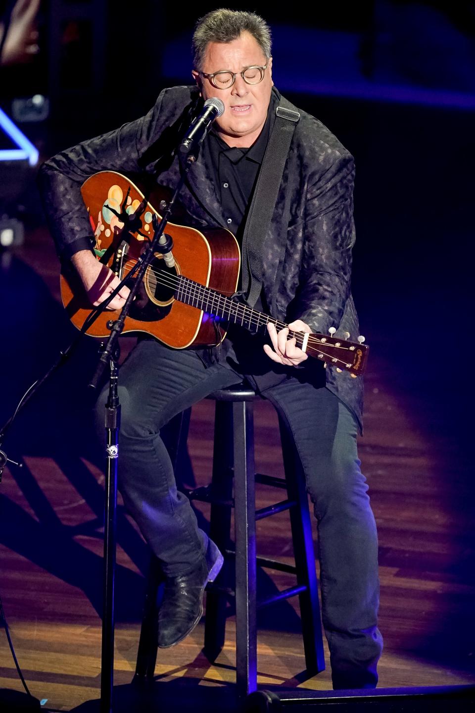 Vince Gill performs during the 15th Annual Academy Of Country Music Honors at Ryman Auditorium in Nashville, Tenn., Wednesday, Aug. 24, 2022.