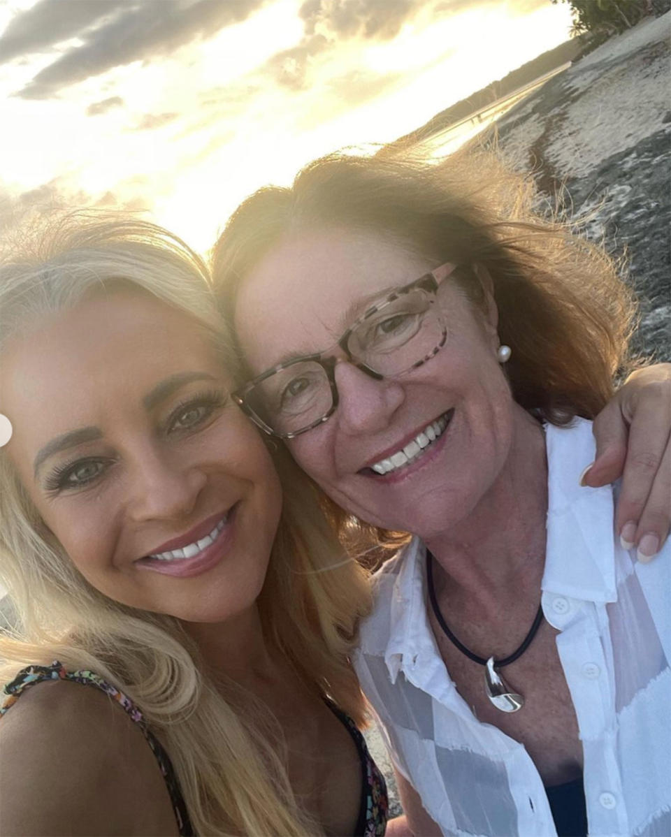 Carrie Bickmore and her mother