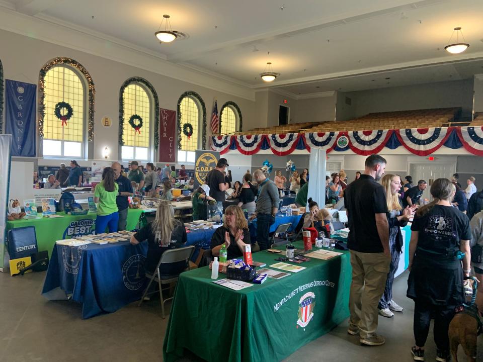 Fifty vendors participated in the first Greater Gardner Health and Wellness Fair at City Hall in 2023. More than 70 vendors are signed up for the 2024 event, scheduled for April 17.