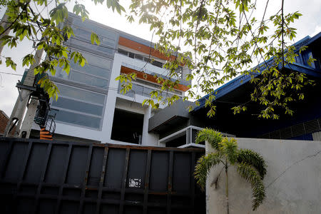 FILE PHOTO: An exterior view of the copper factory owned by Inshaf Ibrahim, a key player in the suicide attacks on Easter Sunday, in Colombo, Sri Lanka, April 25, 2019. REUTERS/Thomas Peter/File Photo