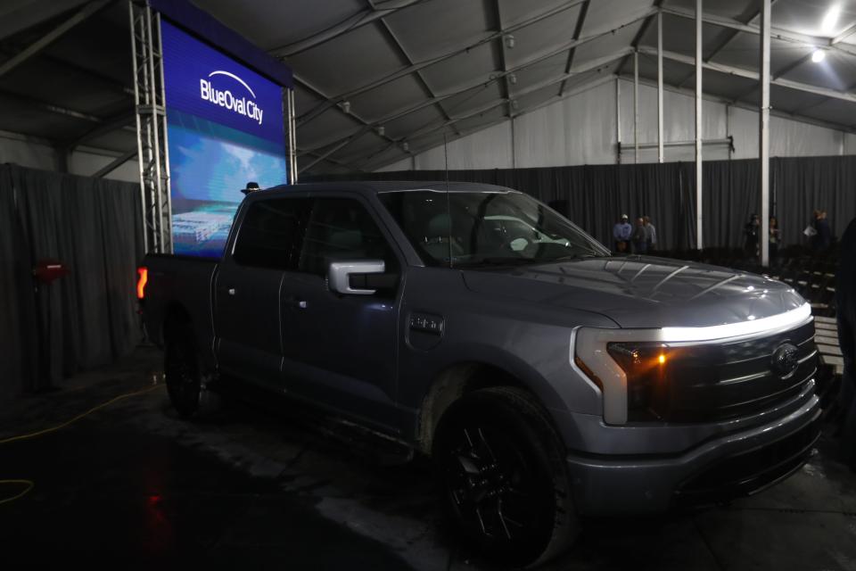 Ford will produce its all-new electric truck at BlueOval City in Haywood County. Ford’s Project T3 will be the company’s second-generation electric truck following the Ford F-150 Lightning, which is photographed during an event at BlueOval City on Friday, March 24, 2023.