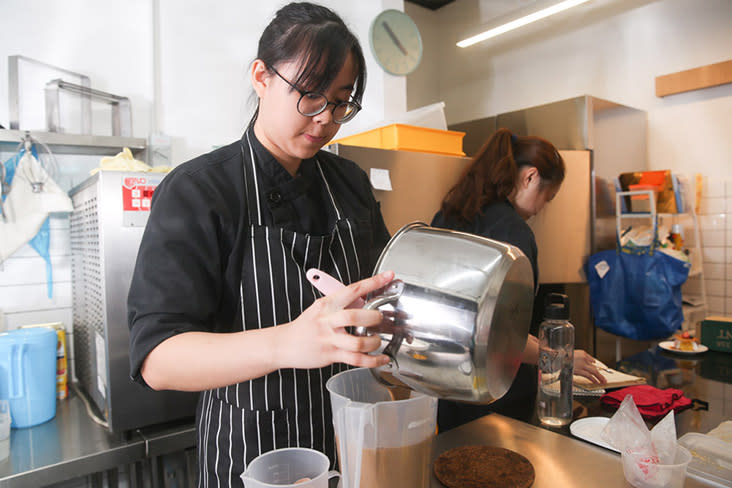 The kitchen at Tanuki specialises in ice cream desserts only.