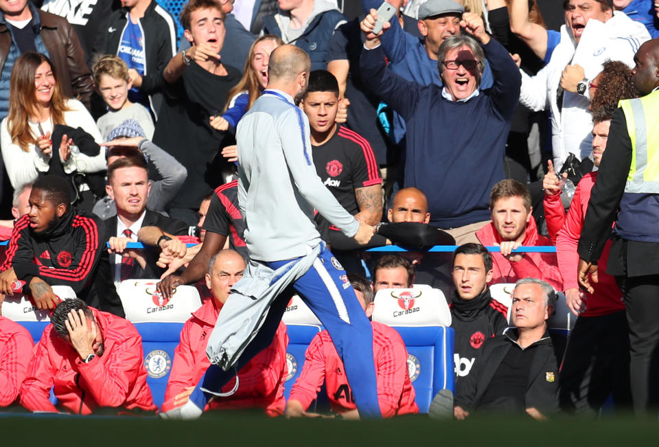 Marco Ianni has been charged by the FA for his part in the stoush that marred Chelsea’s draw with Manchester United