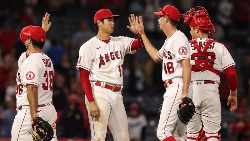 大谷翔平連13場敲安，天使近期打出3連勝。（圖／翻攝自天使推特）