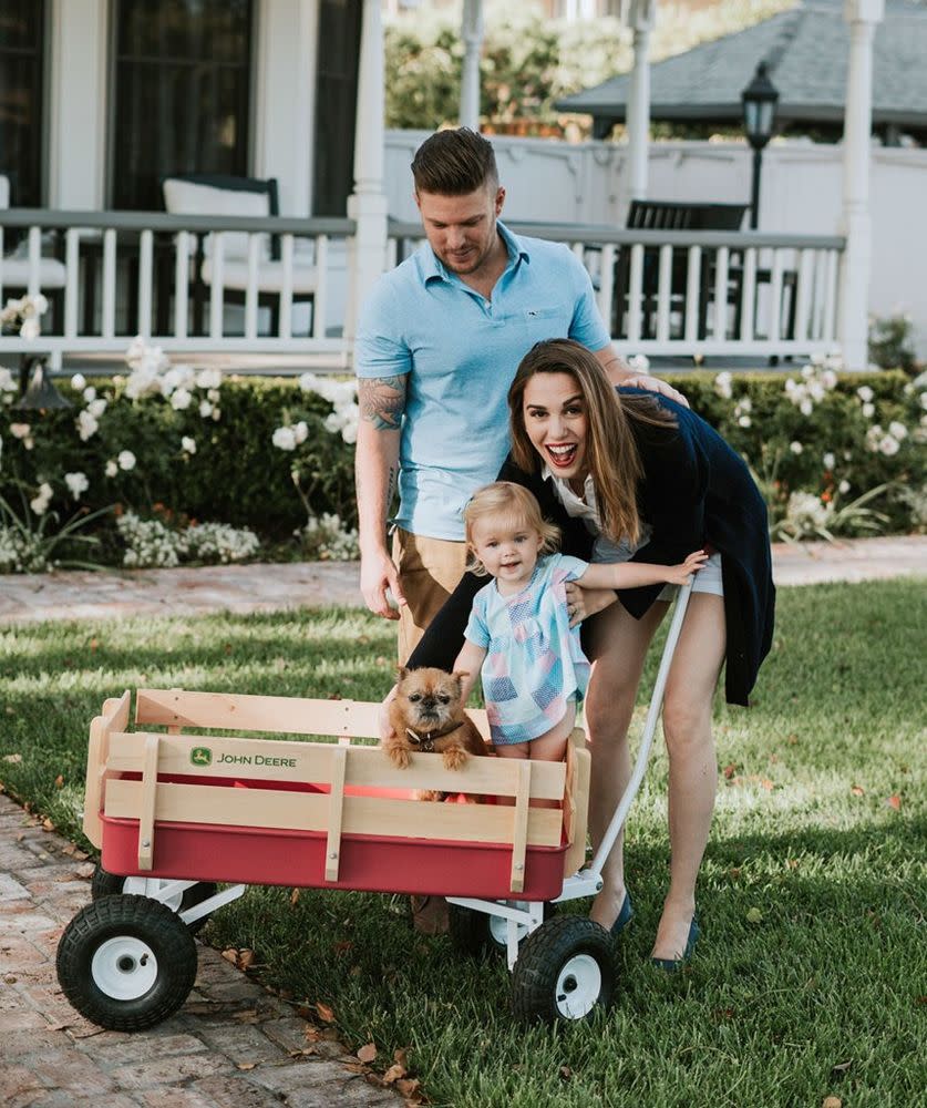 Christy Carlson Romano with her family | Courtesy Hannah Frendl