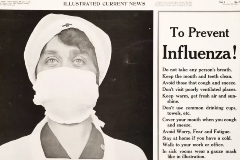 Una imagen de la Biblioteca Nacional de Medicina de Estados Unidos donde se advertía cómo prevenir los contagios
