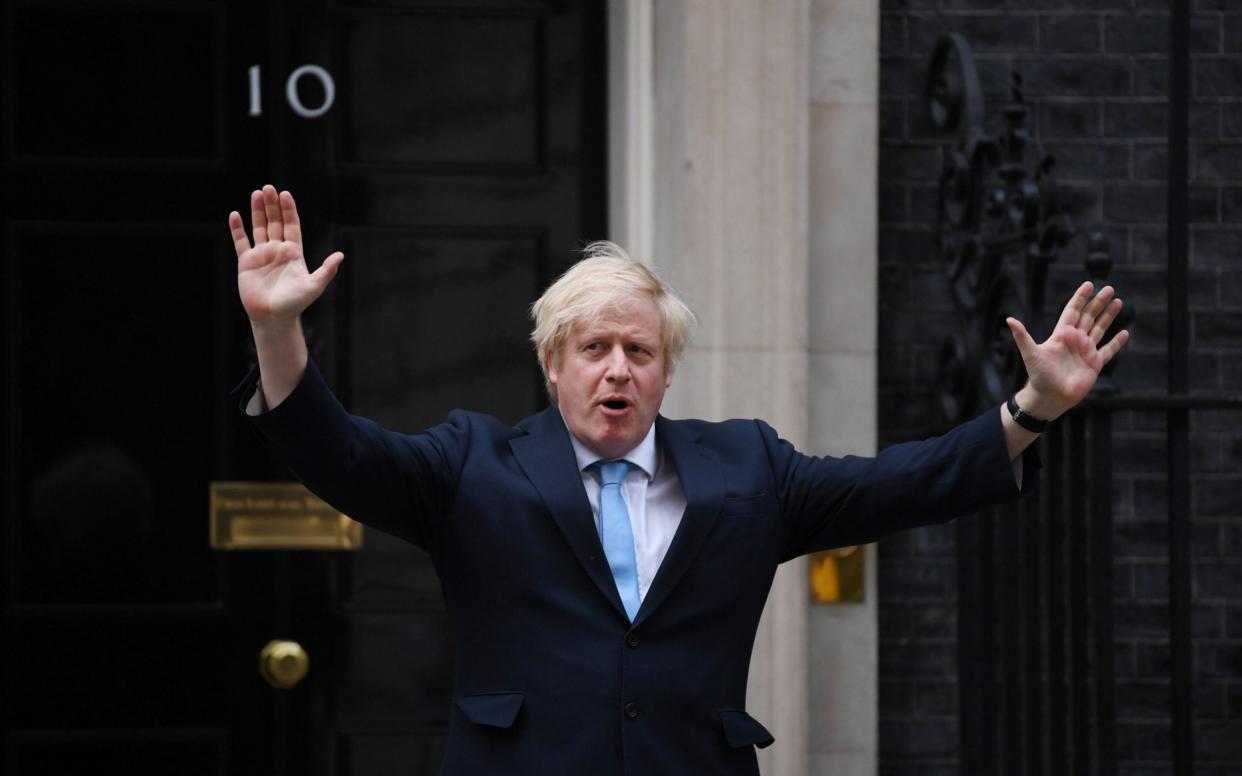 Boris Johnson said he would take steps to protect Britain's technological base - EPA