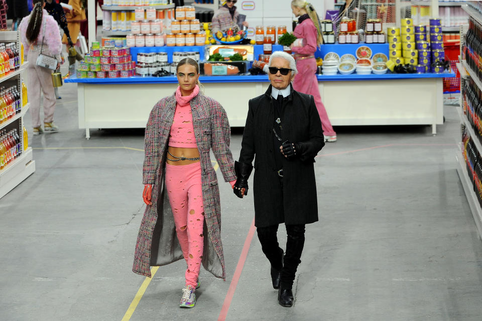 Karl Lagerfeld was known for his infamous one-liners [Photo: Getty]