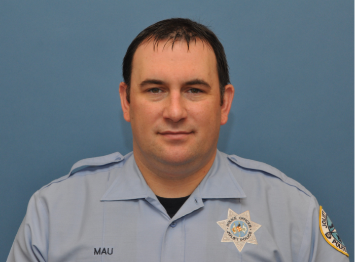 Joliet Officer Bob Mau made nearly $46,000 in overtime in 2019. Image via city of Joliet FOIA