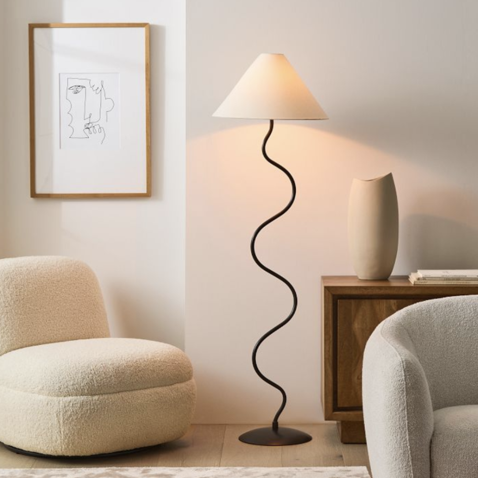 <p><a href="https://go.redirectingat.com?id=74968X1596630&url=https%3A%2F%2Fwww.westelm.com%2Fproducts%2Fzig-zag-floor-lamp-h12174&sref=https%3A%2F%2Fwww.cosmopolitan.com%2Flifestyle%2Fa46297473%2Finterior-design-trends-2024%2F" rel="nofollow noopener" target="_blank" data-ylk="slk:Shop Now;elm:context_link;itc:0;sec:content-canvas" class="link ">Shop Now</a></p><p>Zigzag Floor Lamp</p><p>westelm.com</p><p>$199.00</p>