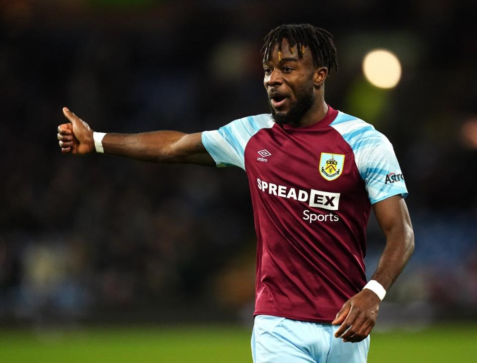 Burnley’s Maxwel Cornet gestures (Martin Rickett/PA) (PA Wire)