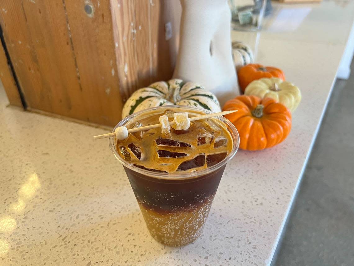 Mast Coffee Company, at 2421 17th St. and 1430 28th St., is offering sparkling coffee as its fall special. Called the French Quarter, it’s a sweet and refreshing sparkling Americano sweetened with tea-infused syrup.