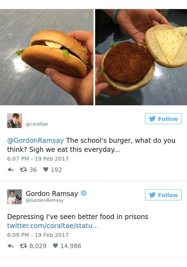 The most savage Gordon Ramsay tweets