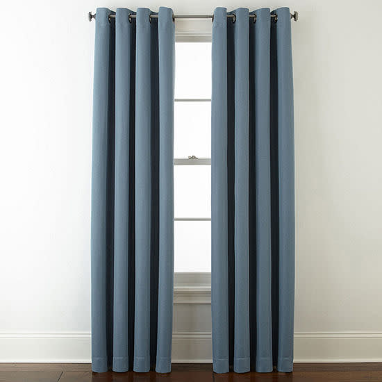 JCPenney Home Wallace Blackout Grommet-Top Curtain Panel