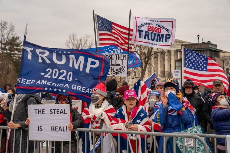 The case to disqualify former President Donald Trump from the ballot in Colorado under Section Three of the 14th Amendment will be heard by the Colorado Supreme Court, the court decided on Tuesday. File Photo by Ken Cedeno/UPI