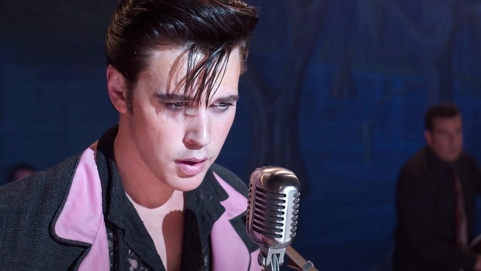 Austin Butler as Elvis Presley in 'Elvis,' 2022.