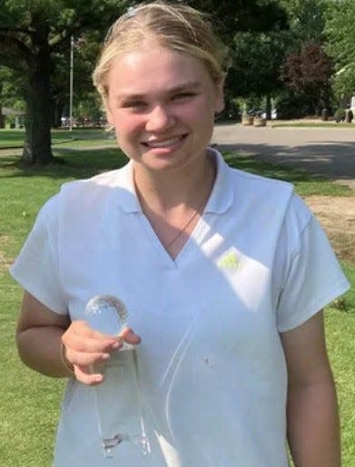 Ainsley Moore will defend her title in The Tennessean/Metro Parks Schooldays Golf Tournament, which is now part of the Sneds Tour, June 5-7 at McCabe Golf Course.